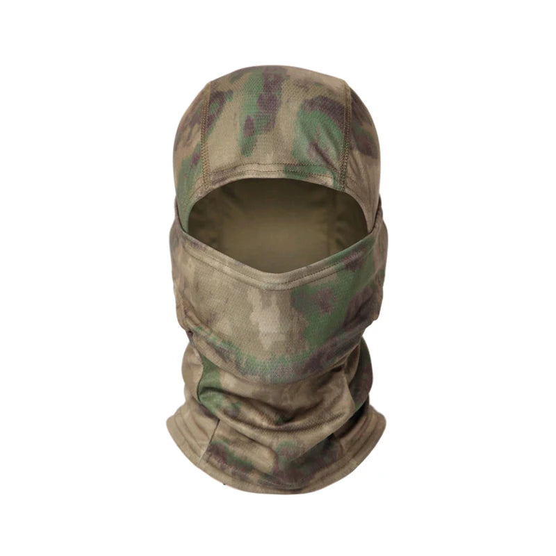 Balaclava camuflada para pesca ou ciclismo, máscara facial completa para esportes ao ar livre, caça, caminhada, esqui, capacete de motocicleta, boné interno.
