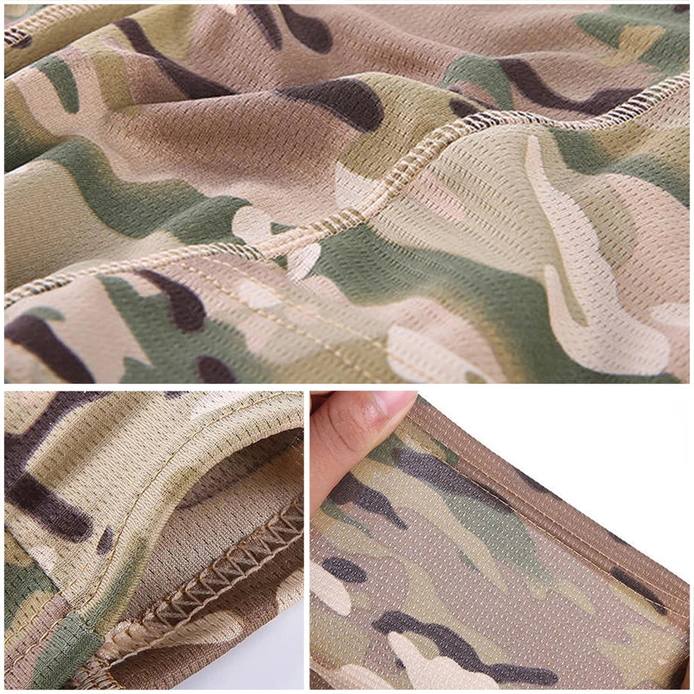 Balaclava camuflada para pesca ou ciclismo, máscara facial completa para esportes ao ar livre, caça, caminhada, esqui, capacete de motocicleta, boné interno.